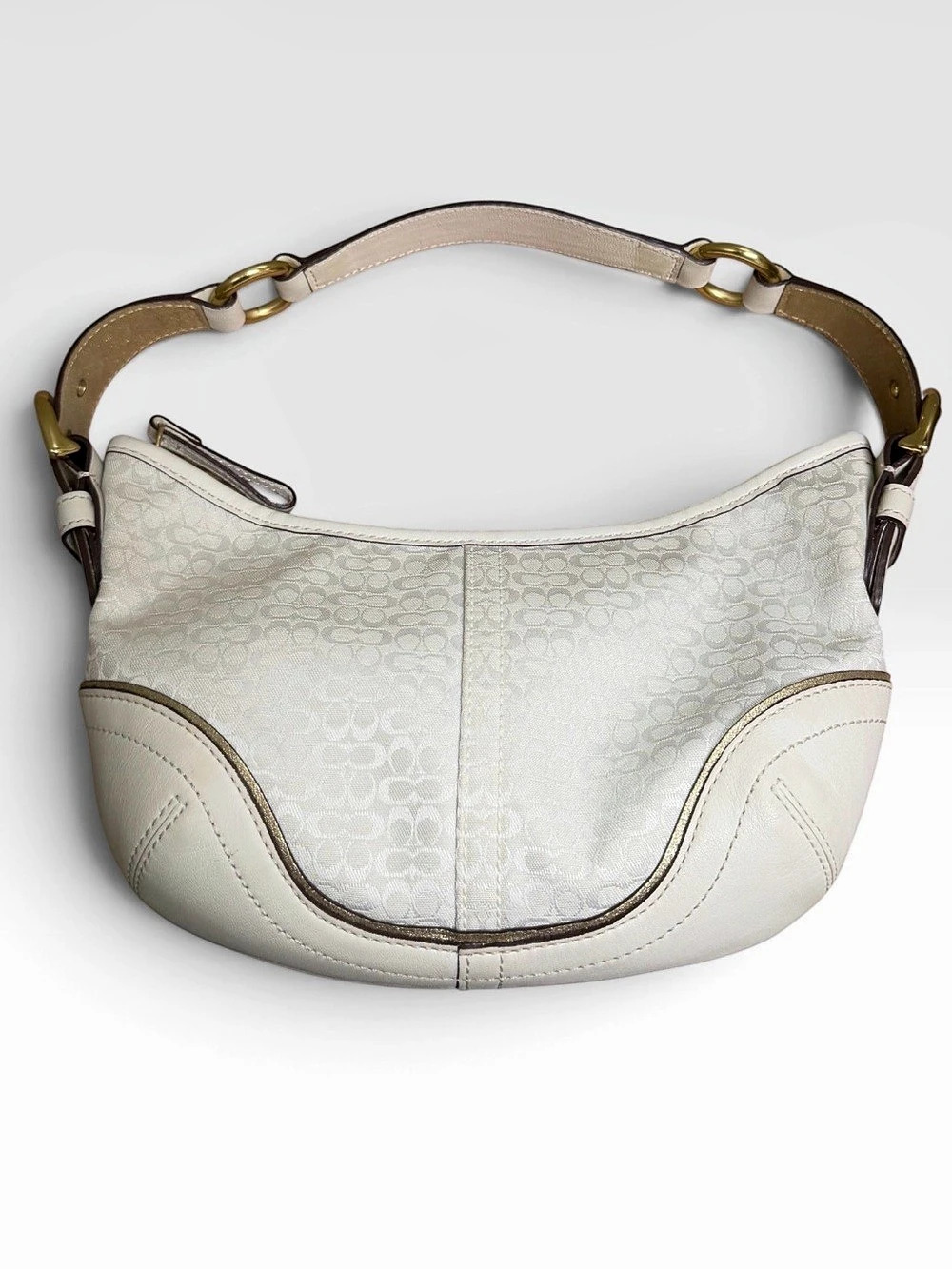 NWOT! Vintage Coach Soho Mini Signature Hobo Shoulder Bag #1455